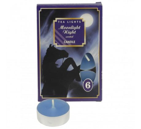 Čajové vonné sviečky 6ks - Mesačná noc