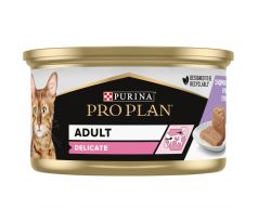 PRO PLAN CAT DELICATE jemná paštéta s vysokým obsahom morky 85 g
