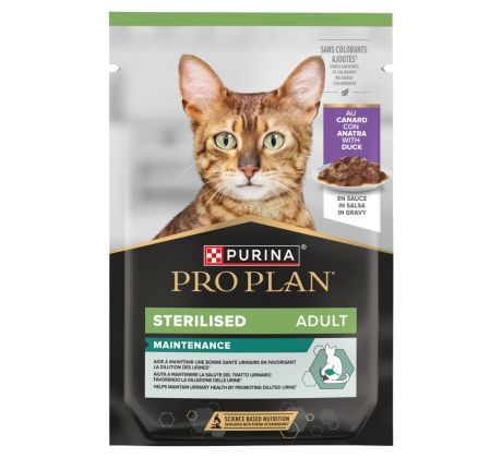 PRO PLAN CAT STERILISED MAINTENANCE kačica v šťave 85 g