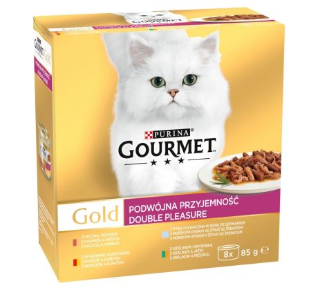 GOURMET Gold Multipack Double Pleasure 8 x 85 g