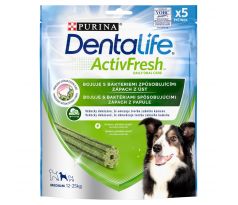 Purina Dentalife ActivFresh DAILY ORAL CARE pre psov stredných plemien 115 g