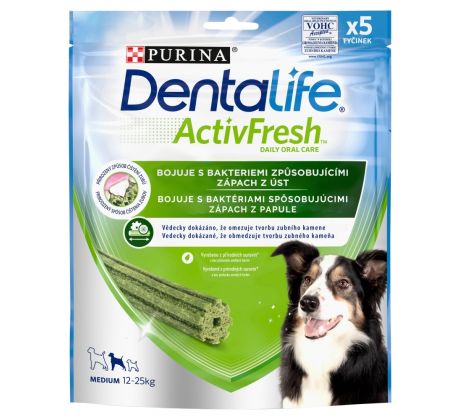 DENTALIFE ACTIVFRESH Medium pre psov 115g