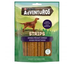 ADVENTUROS Strips 90g s príchuťou zveriny