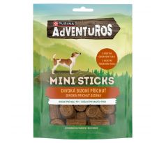 ADVENTUROS Mini Sticks s divokou príchuťou bizóna 90 g