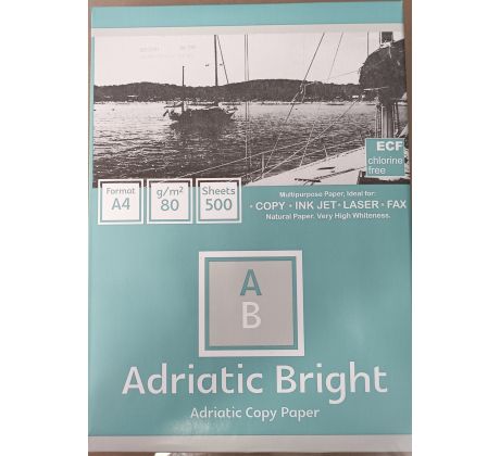 Kancelársky papier Adriatic bright A4 500ks, 80g/m2 SCP