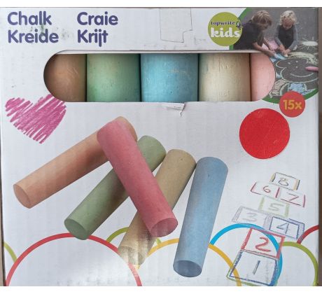 Farebné kriedy Topwrite Kids 15ks