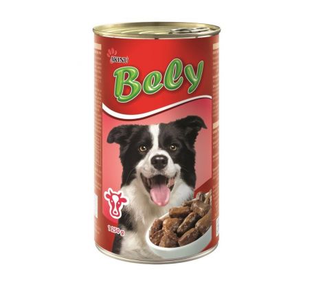 Akinu BELY hovädzie kúsky v omáčke konzerva 1250g