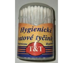 Hygienické vatové tyčinky 110ks T&T