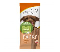 Akinu PAPKY Tyčinky maškrty pre psov na srsť a kožu 120g