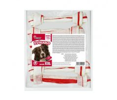 Akinu Uzol z byvolej kože maškrta pre psov viacfarebný 18 cm 5 ks