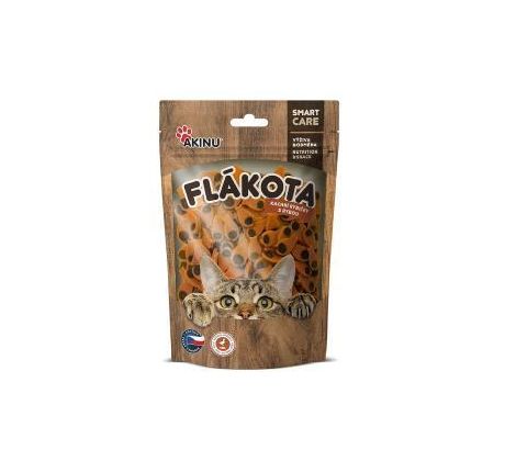 Akinu Flákota Kačacie & rybie rybičky maškrta pre mačky 70g