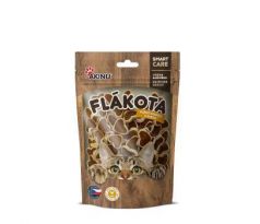 Akinu Flákota Kuracie & rybie srdiečka maškrta pre mačky 70g