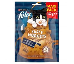 FELIX Tasty Nuggets 180g Bohaté na kura a kačicu