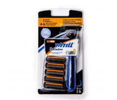Žiletka WETELL + 5 náhradných hlavíc