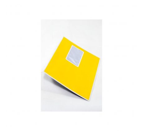Obálka s okienkom žltá stredná 22,9x16,3cm, 500ks