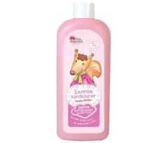 Pink Elephant šampón-kondicionér pre dievčatká "Veverička Anička" 6 x 500 ml